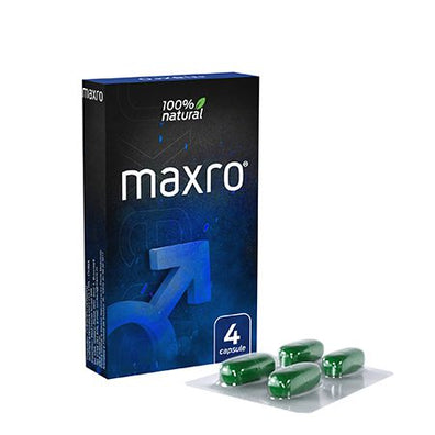 Capsule MAXRO pentru imbunatatirea performantelor sexuale, cresterea apetitului sexual si erectie, pentru barbati, 4 capsule
